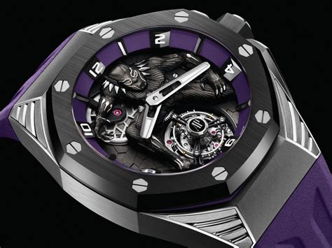 audemars piguet royal oak concept black panther flying tourbillon|black panther royal oak tourbillon.